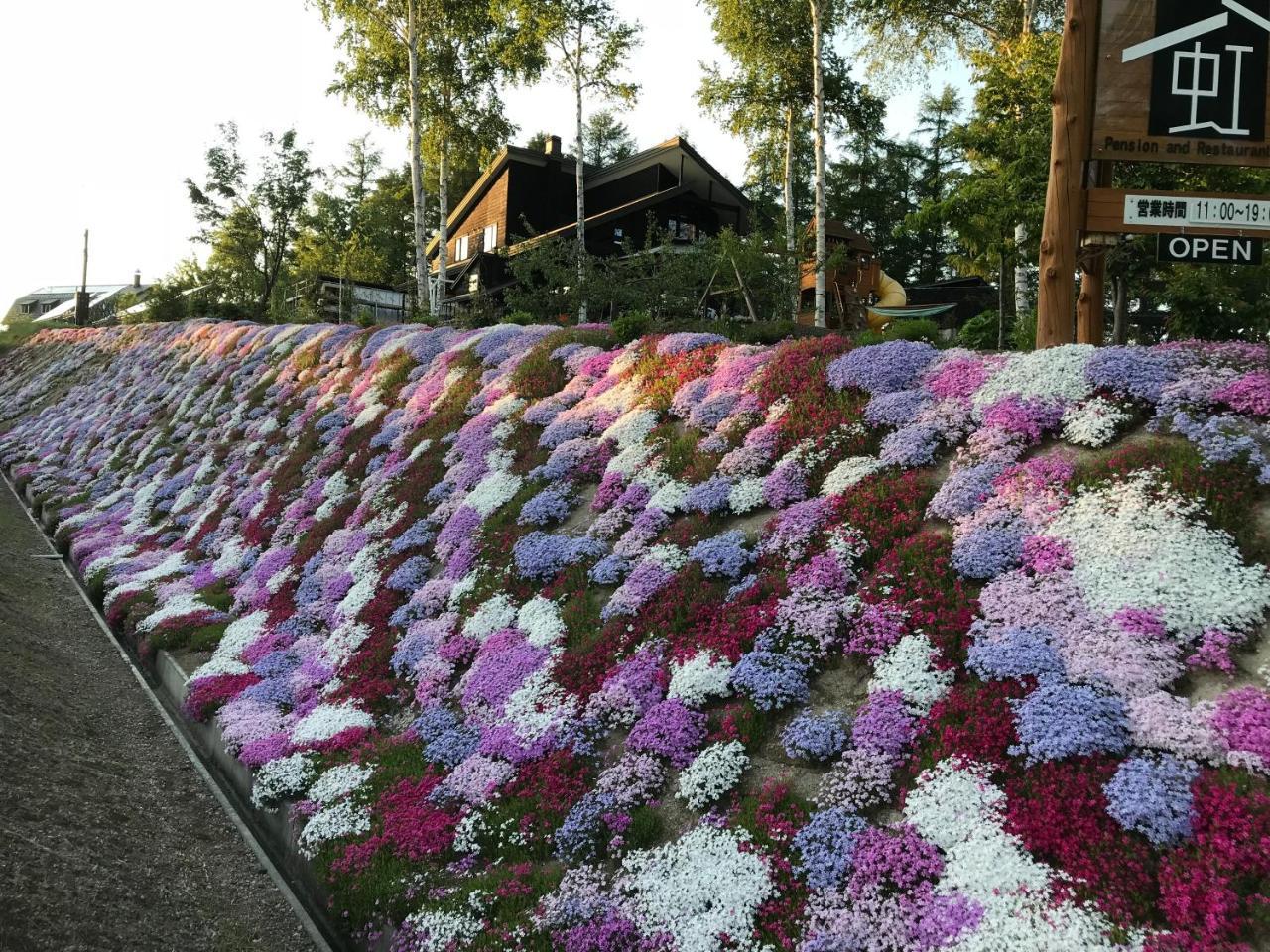 Ritz Garden Niji Guest House Biei Exterior photo